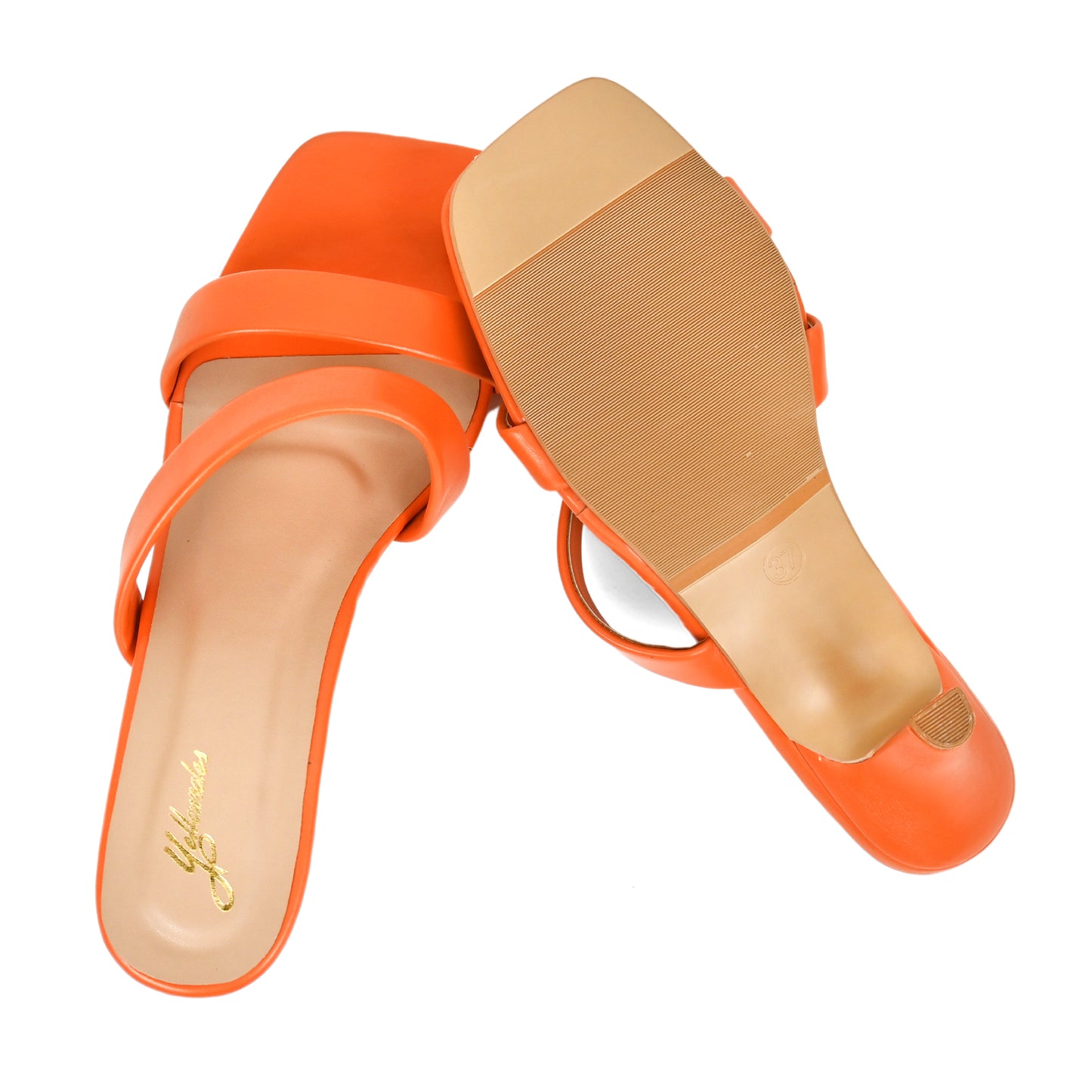 Party Kitten Heel in Orange