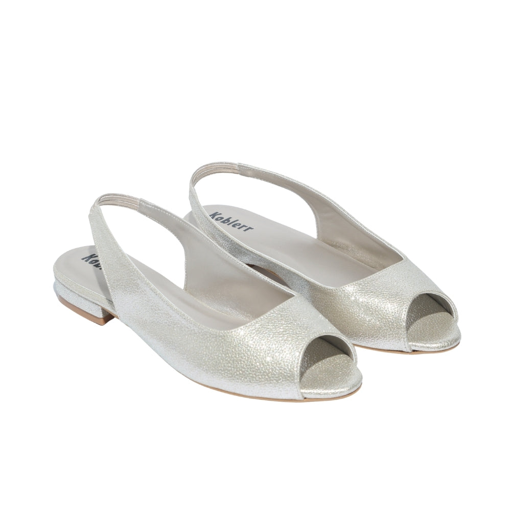 Gold Block Heel Sandals