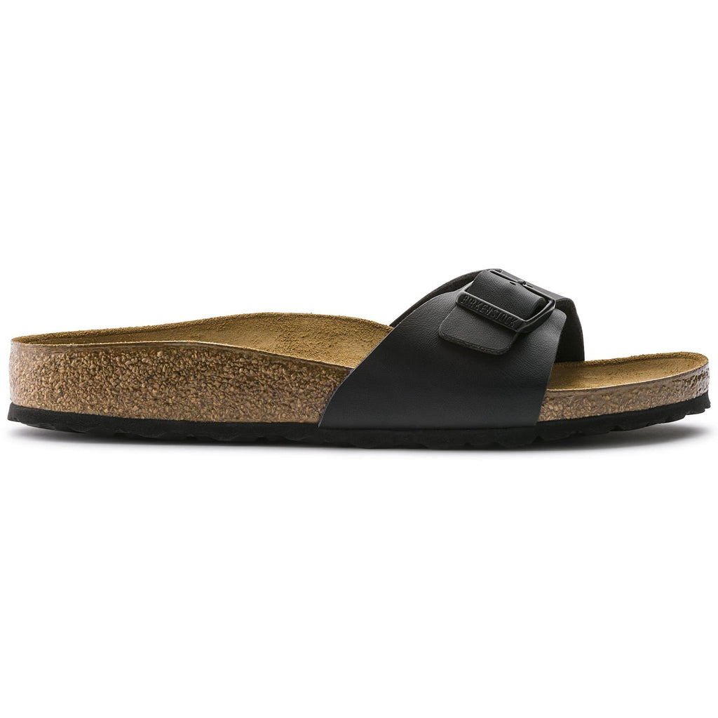 Madrid Birko-Flor in Black Womens Sandals