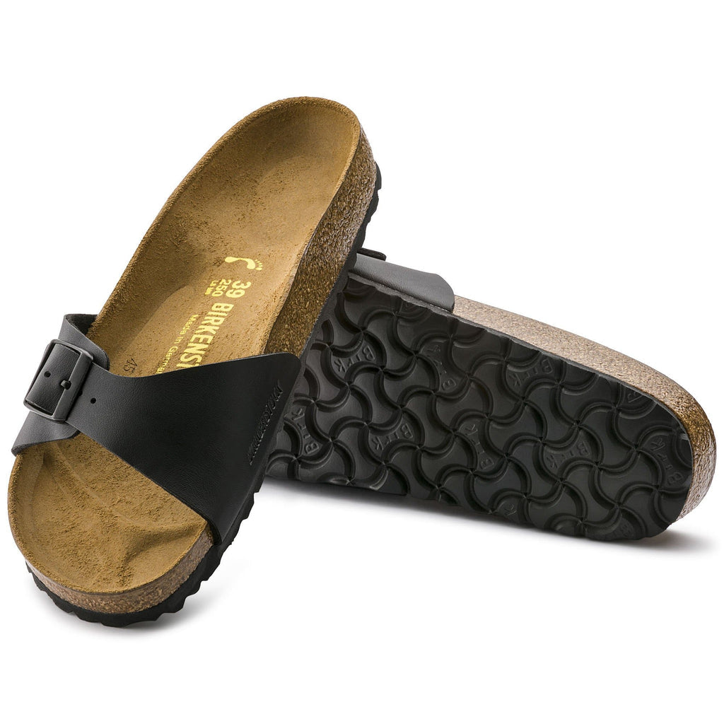 Madrid Birko-Flor in Black Womens Sandals