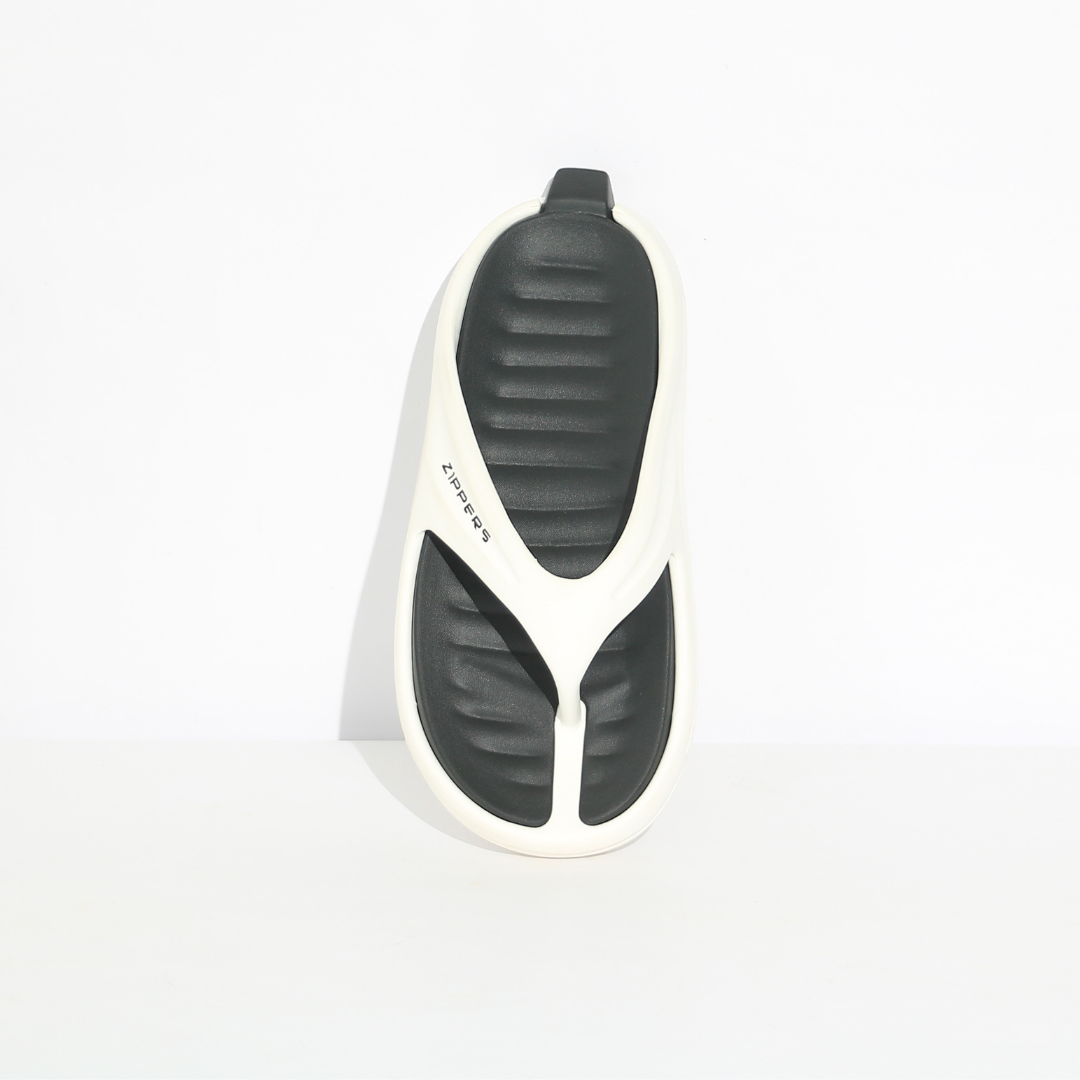 DUKE - B&W Removable sole Slippers