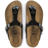 Gizeh Birko-Flor Patent In Black Womens Sandals
