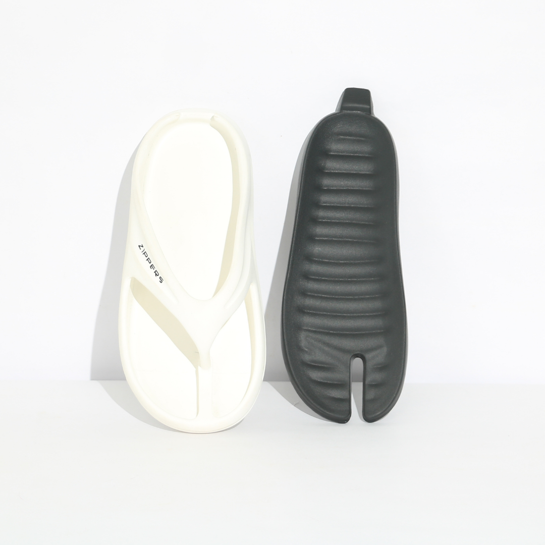 DUKE - B&W Removable sole Slippers
