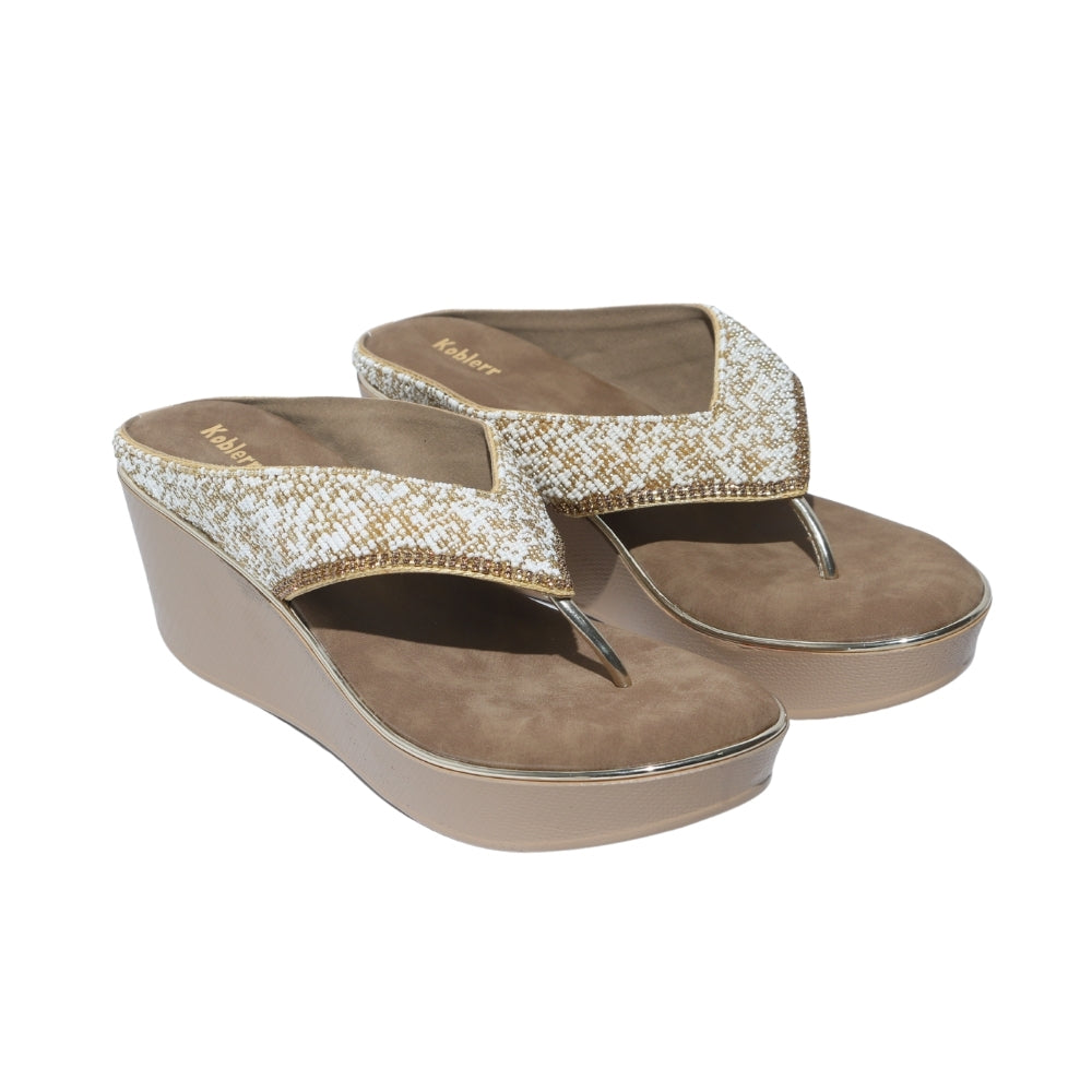 Gold Shimmer Wedges