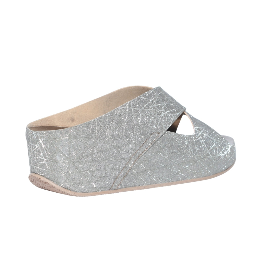 Silver Shimmer Wedges