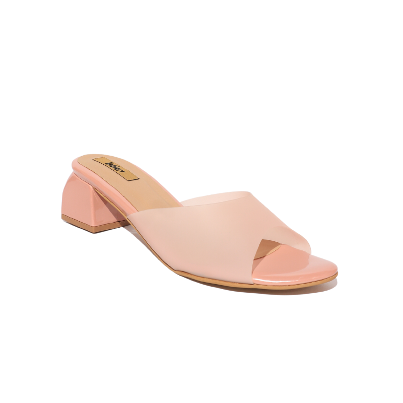 Translucent Peek Toe Heels