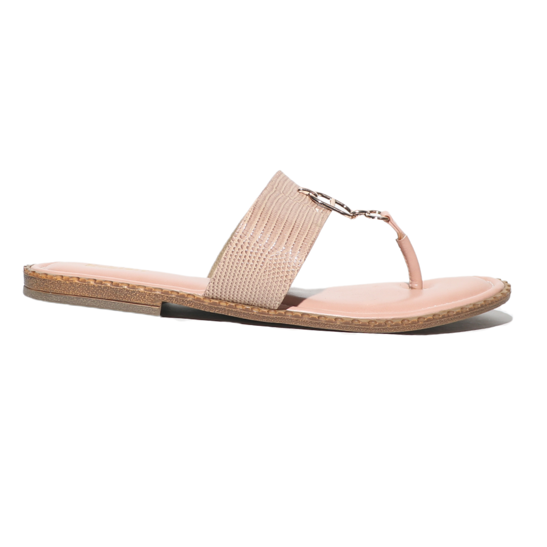 Blush T-strap Flats