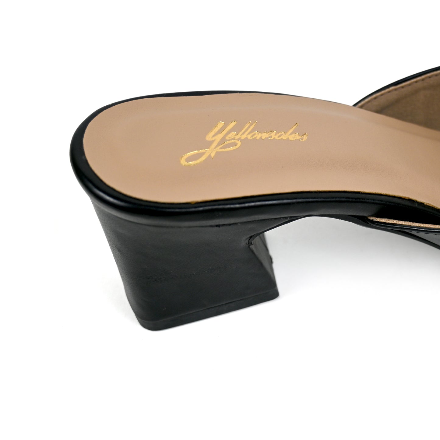 Black Block Heel with Bows