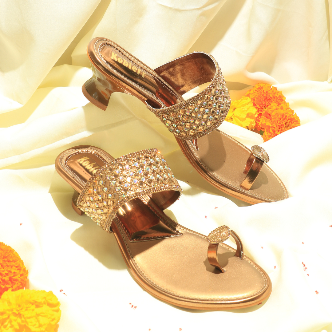 Gold Toe Ring Sandals