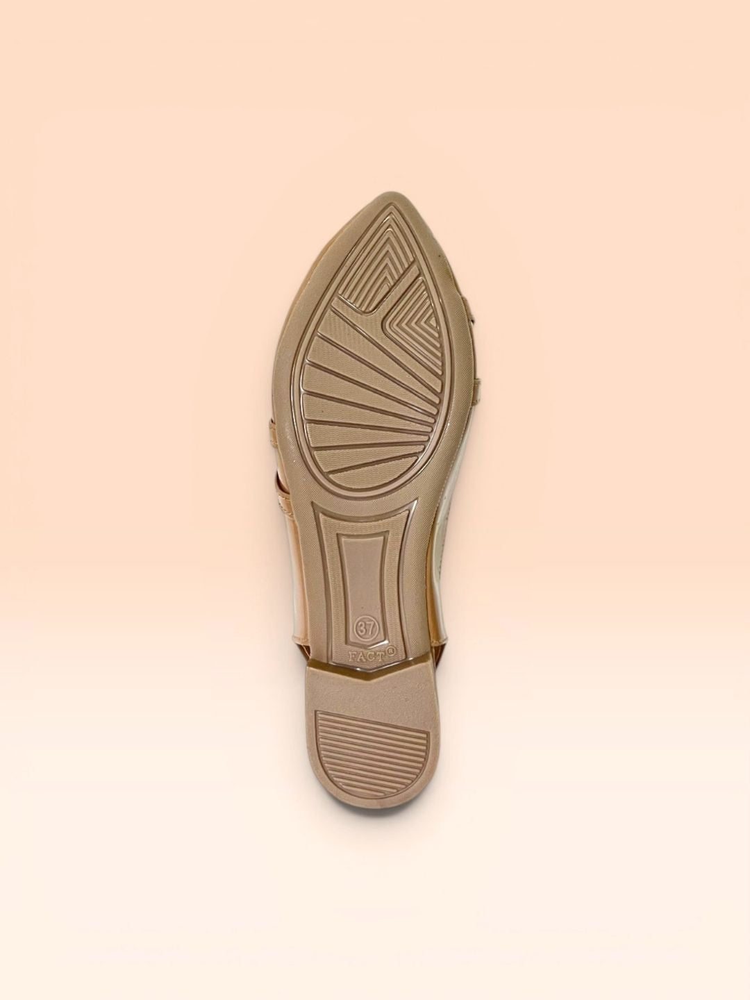 Beige Buckle Slingback Sandals