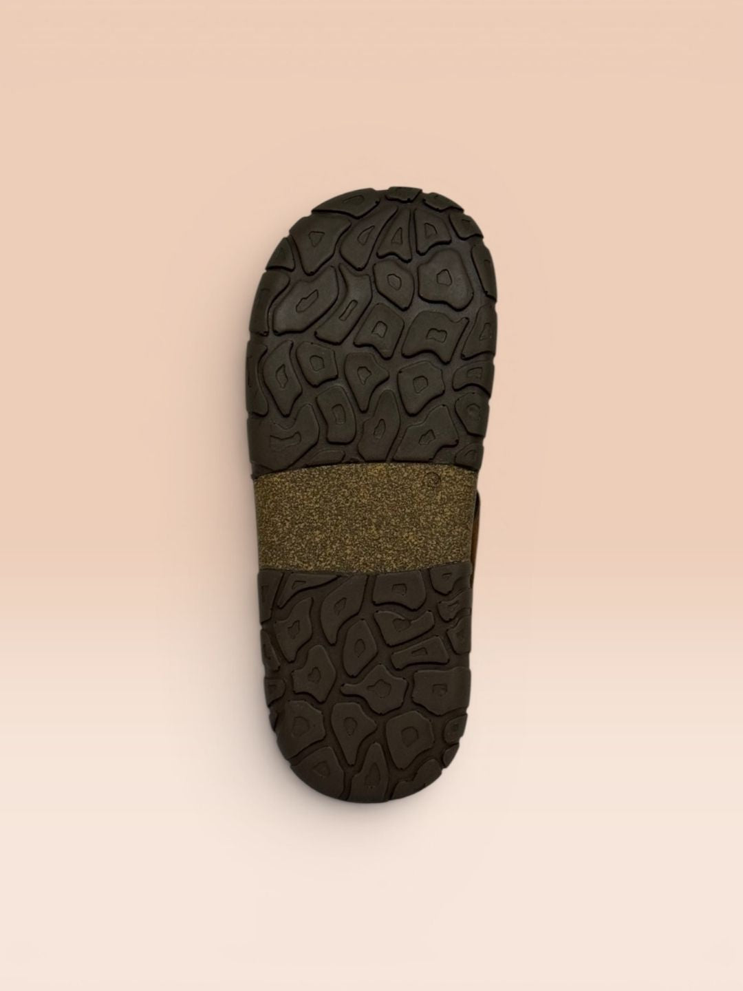 Tan Open Toe Comfort Sandals