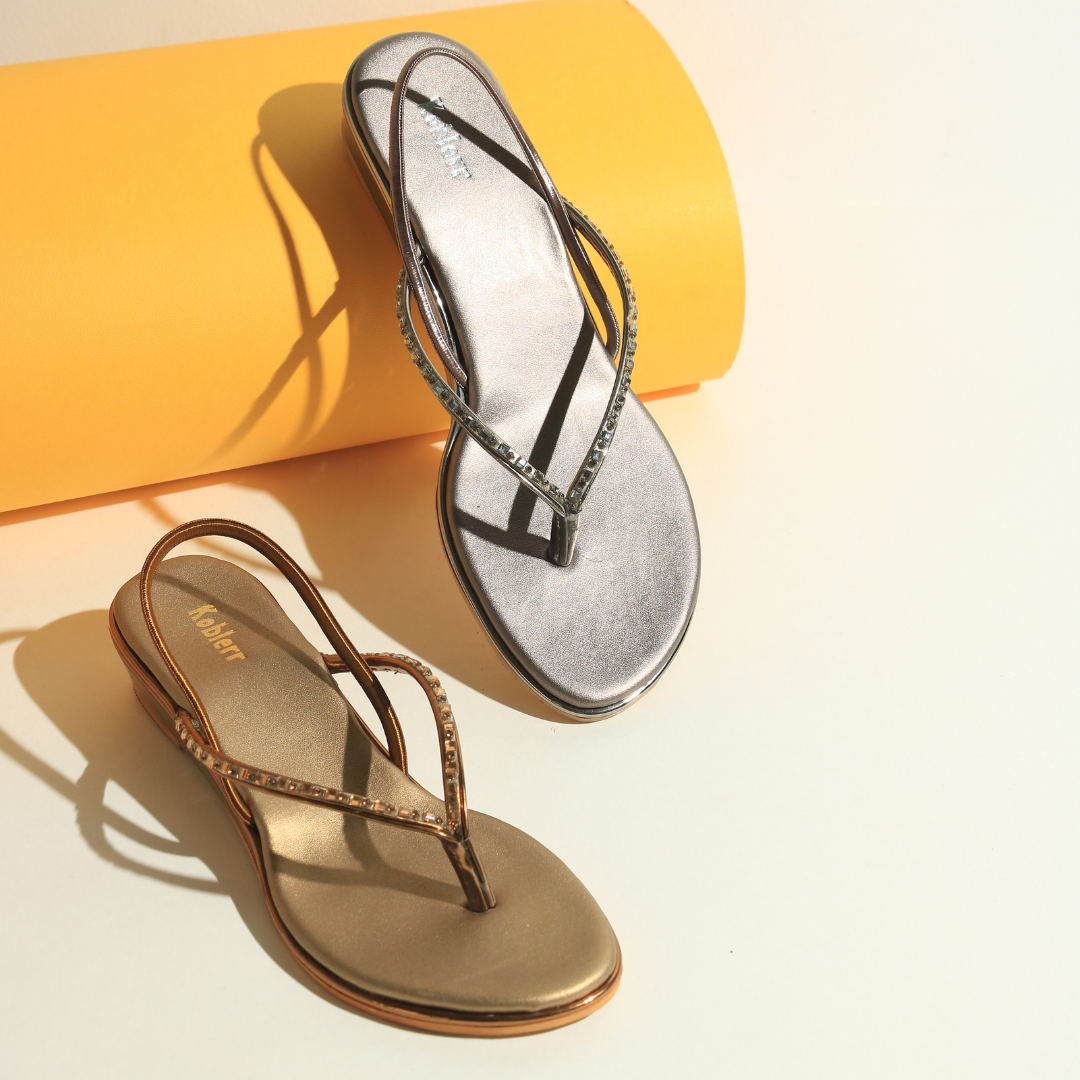 Girls Stone Embellished Party Sandals