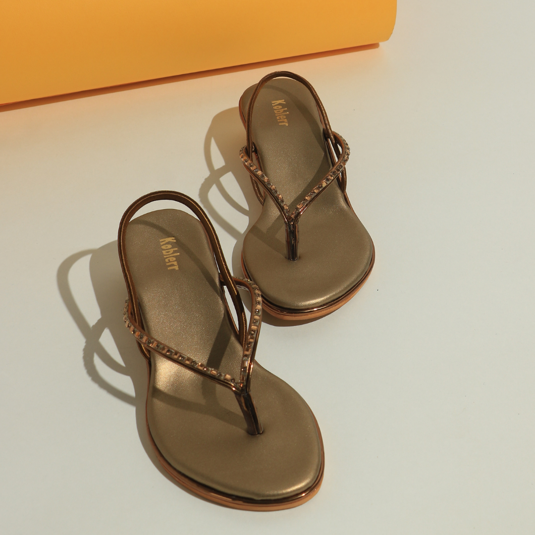Girls Stone Embellished Party Sandals