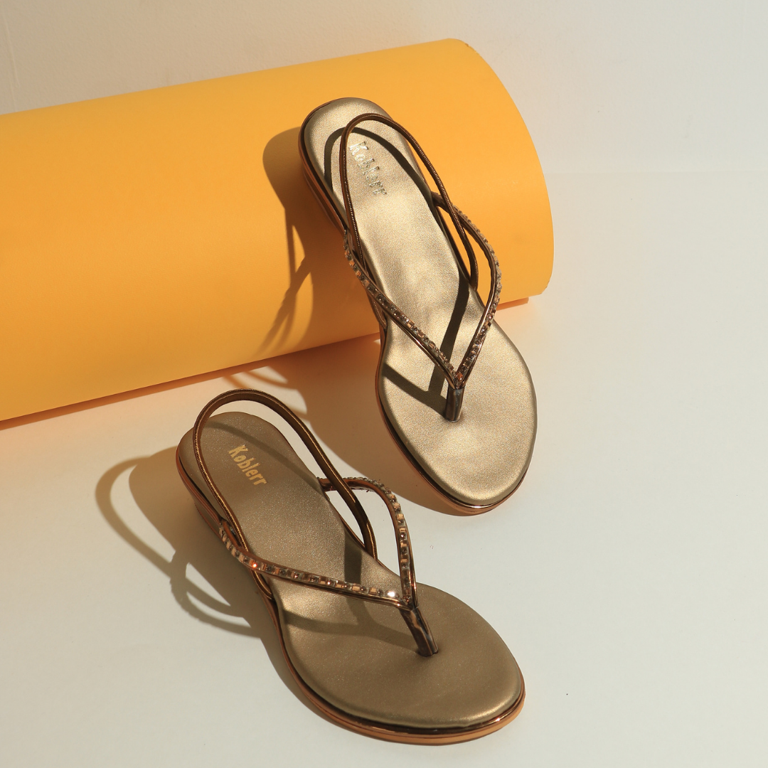 Girls Stone Embellished Party Sandals