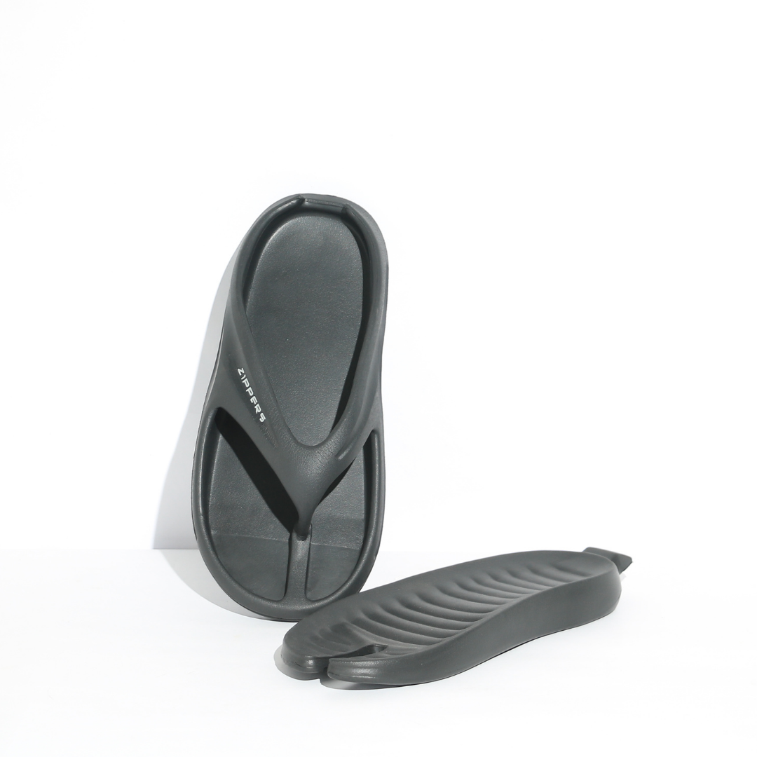 DUKE - Black Removable sole Slippers