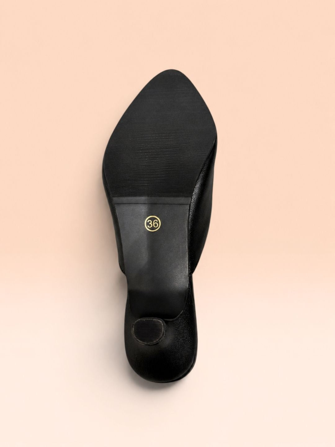 Black Close Toe heels