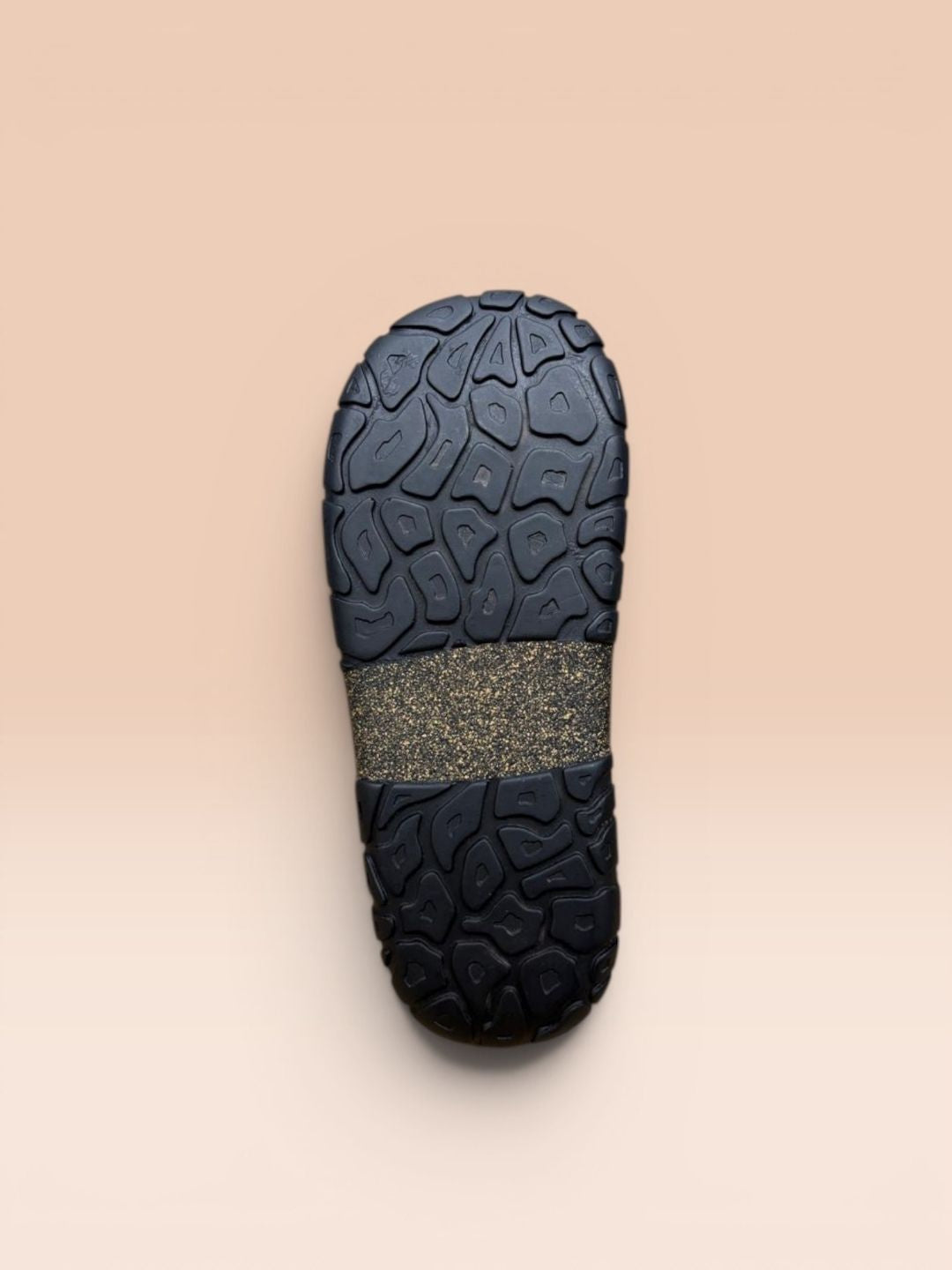 Black Buckle Detailed Comfort Sandals