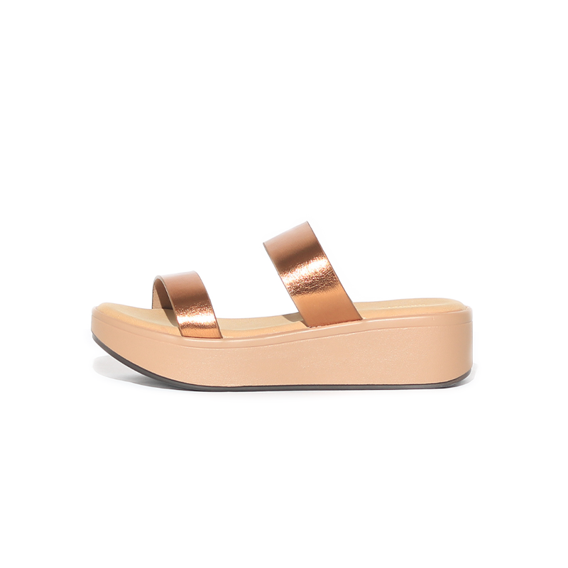 Gold Platform Heel