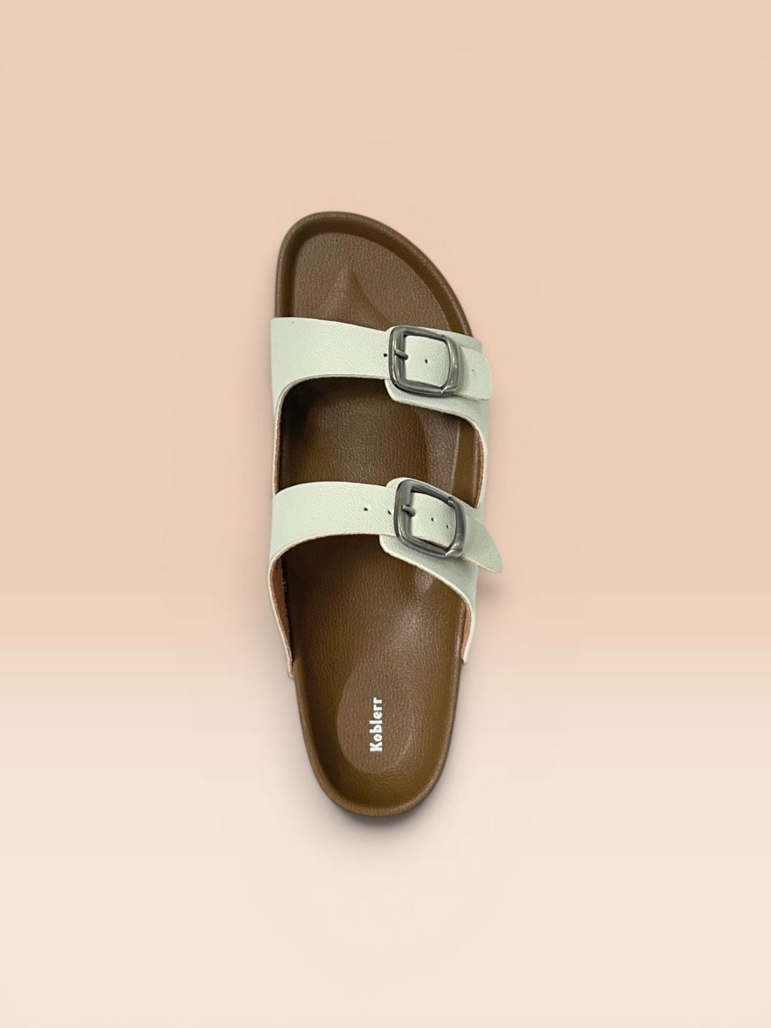 Green Double buckle Sandals