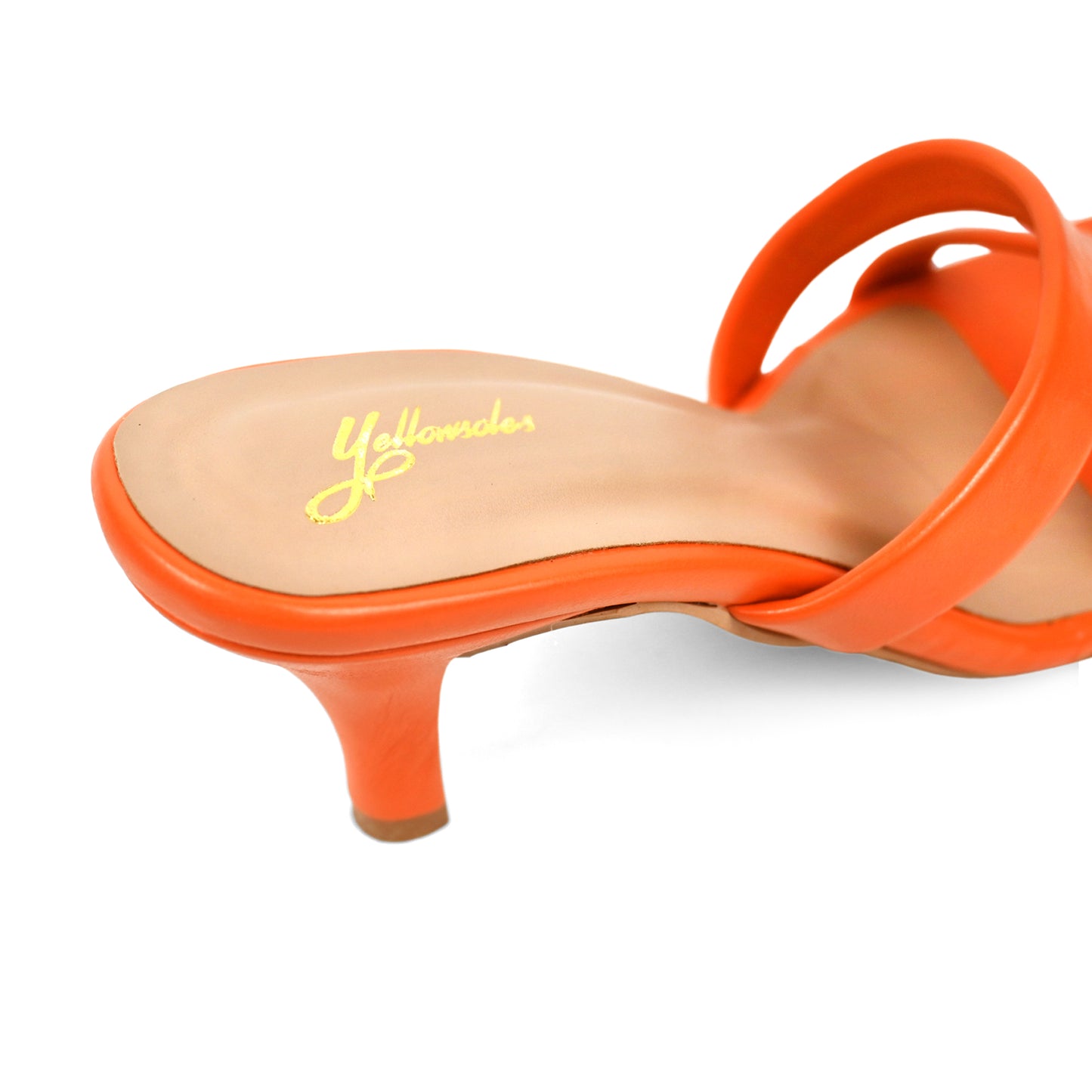 Party Kitten Heel in Orange