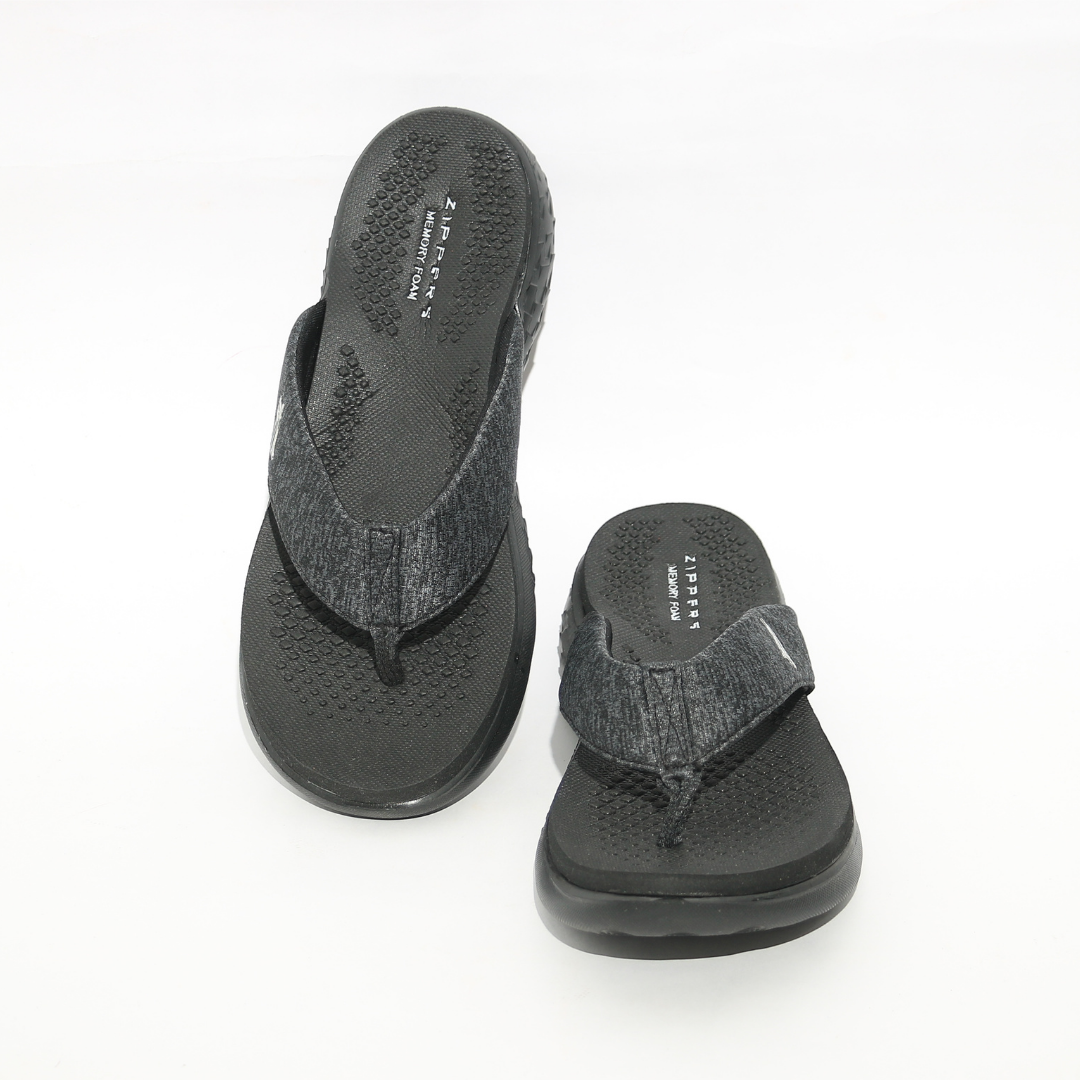 PEARL - Women's Black Slippers