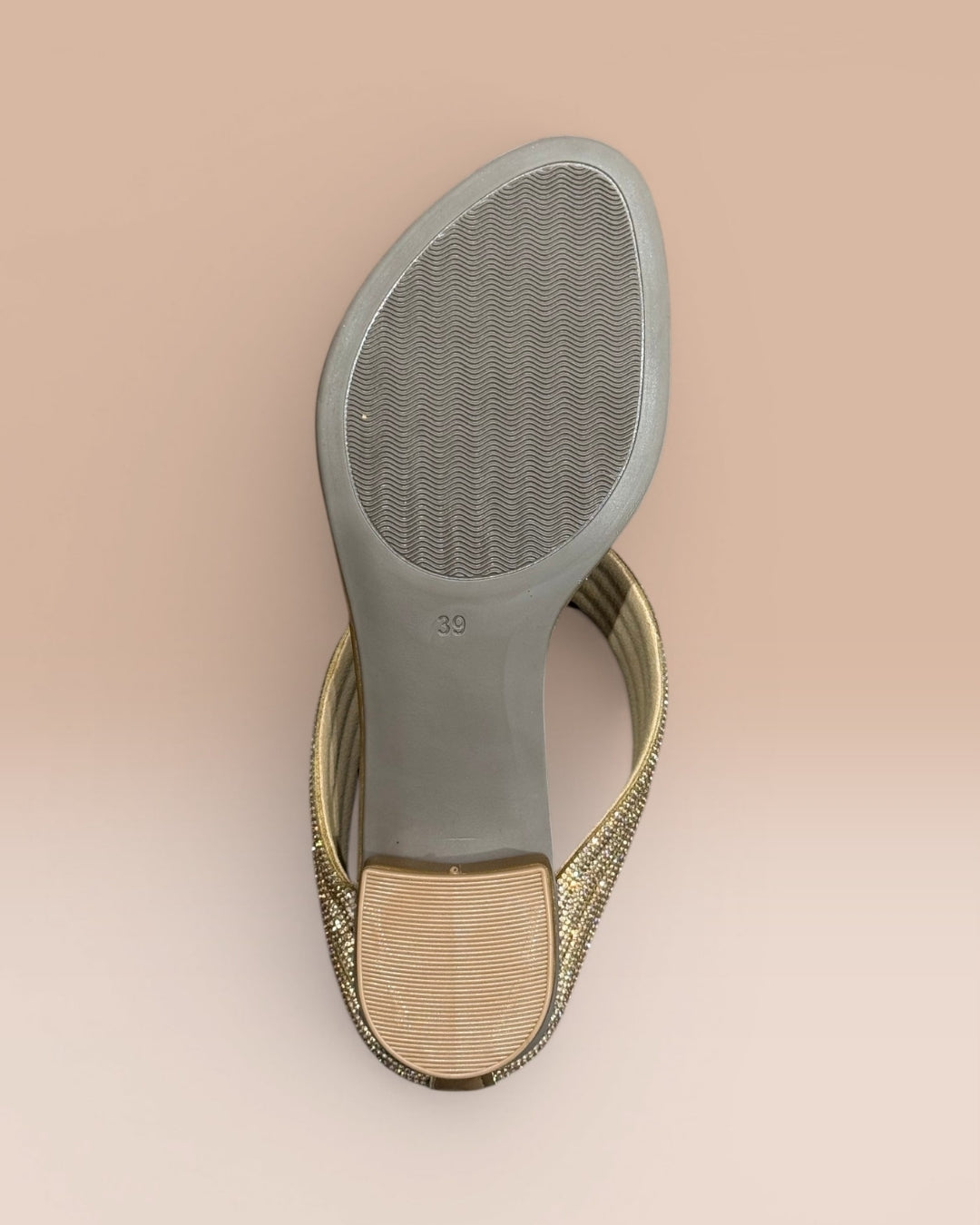 Antique Embellished Slip-on Sandals