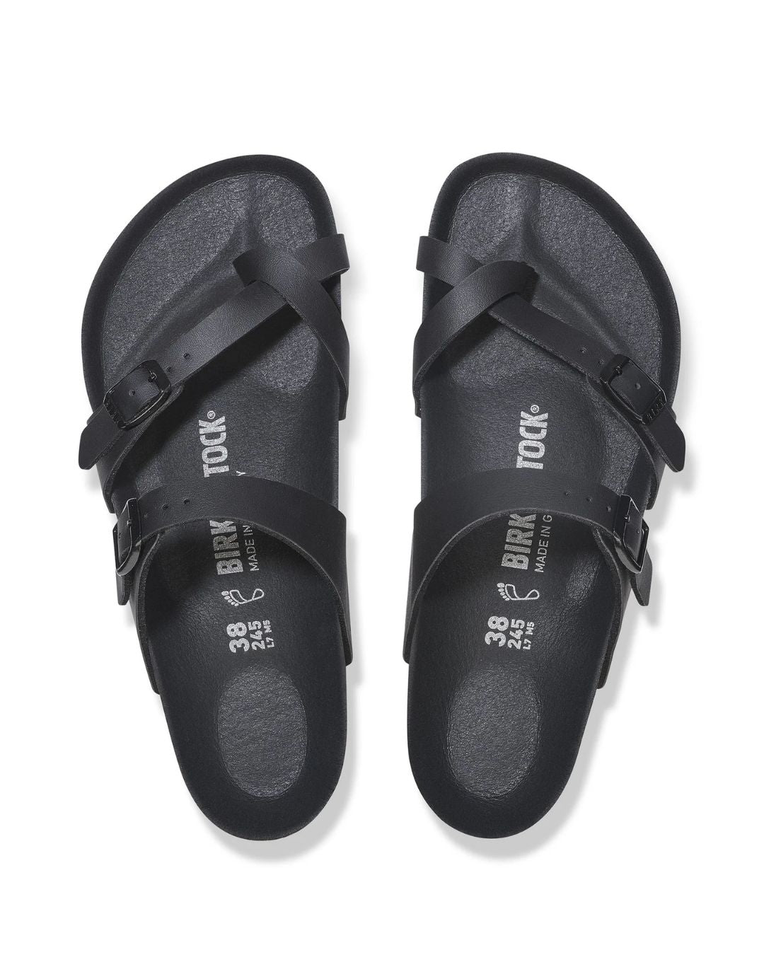 Mayari Birko-Flor Triple Black Unisex Sandals