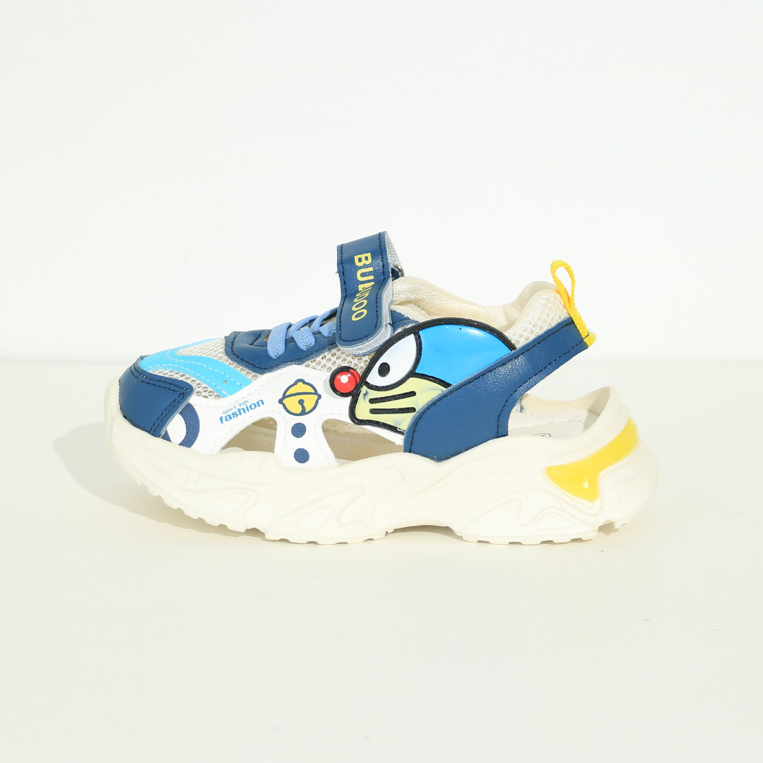Kids Doremon Velcro Sneakers (Unisex)
