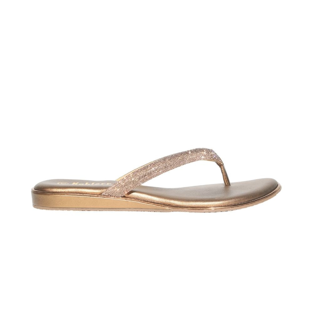 Gold Embellished Flats