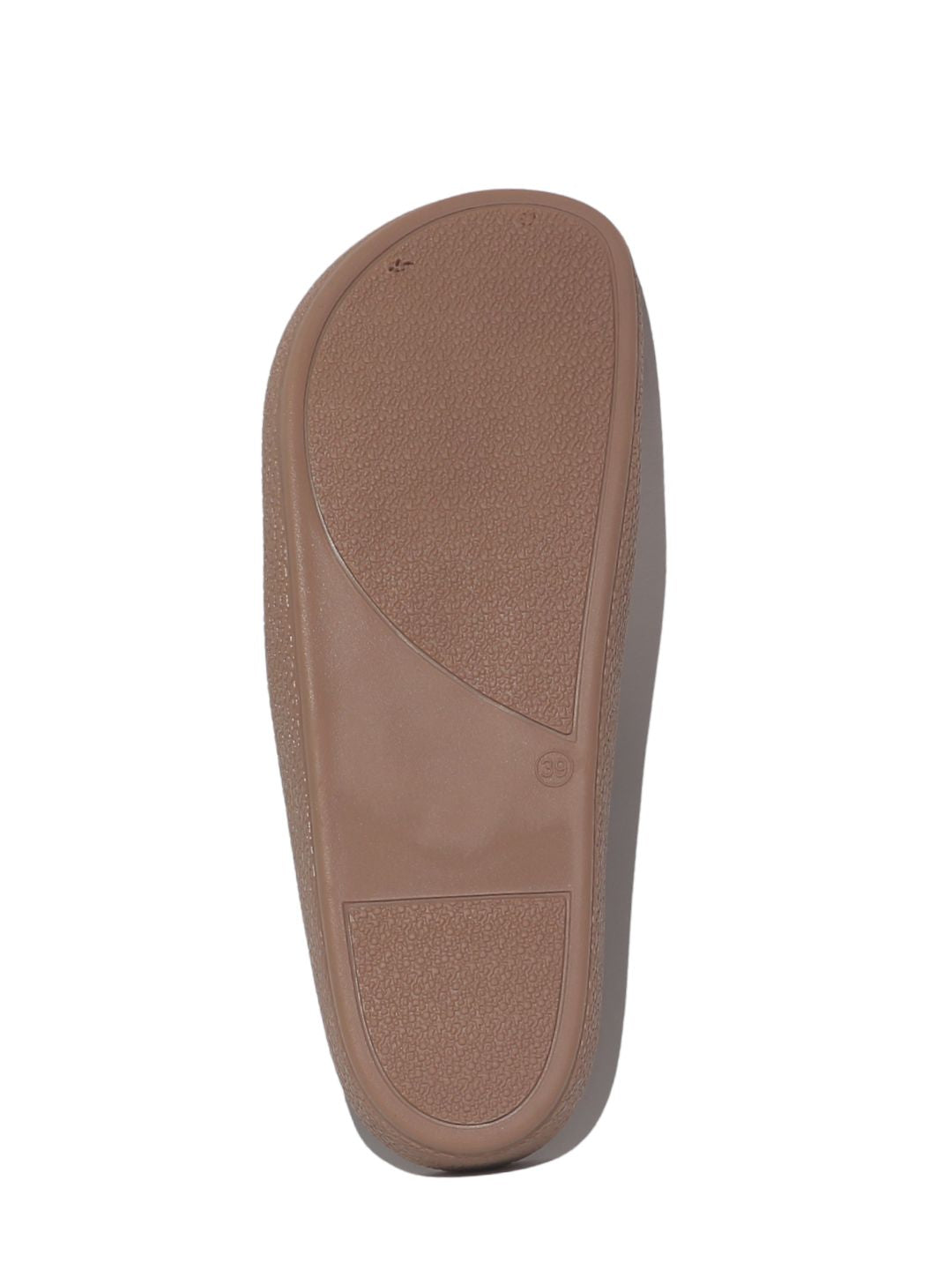 Gold Slides Buckle Sandals