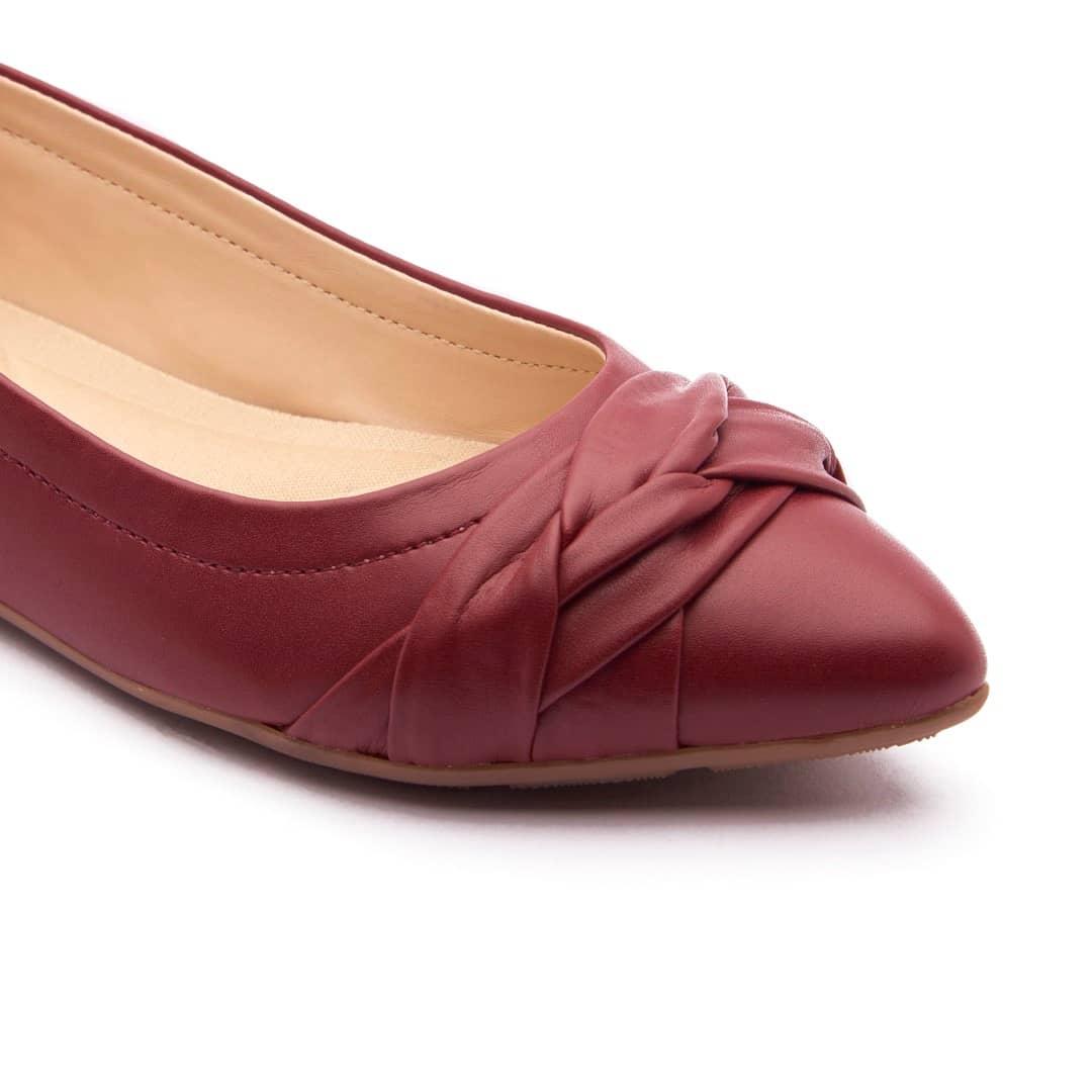 Women’s Wine Ballerinas