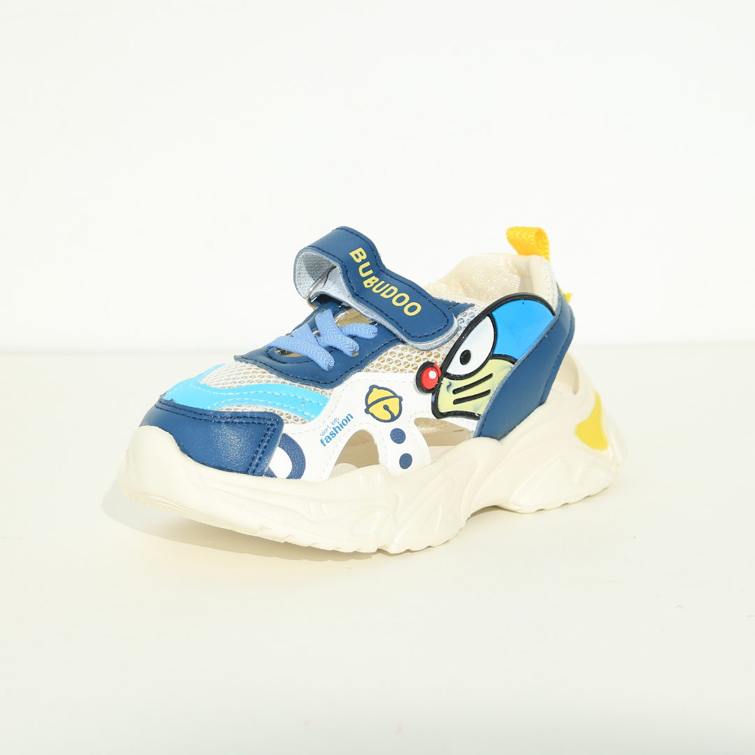 Kids Doremon Velcro Sneakers (Unisex)