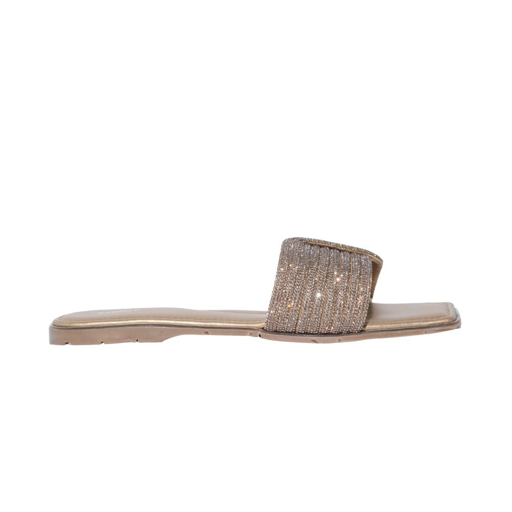Gold Embellished Flats