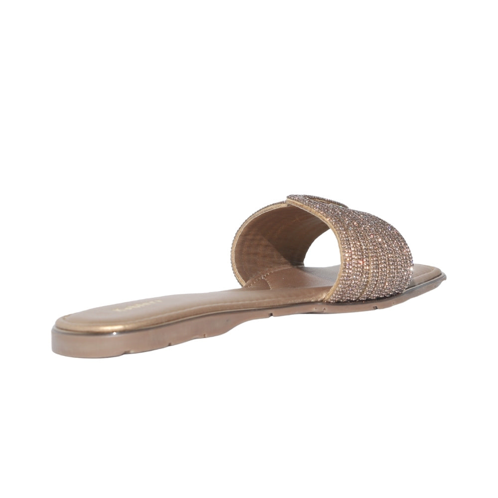 Gold Embellished Flats