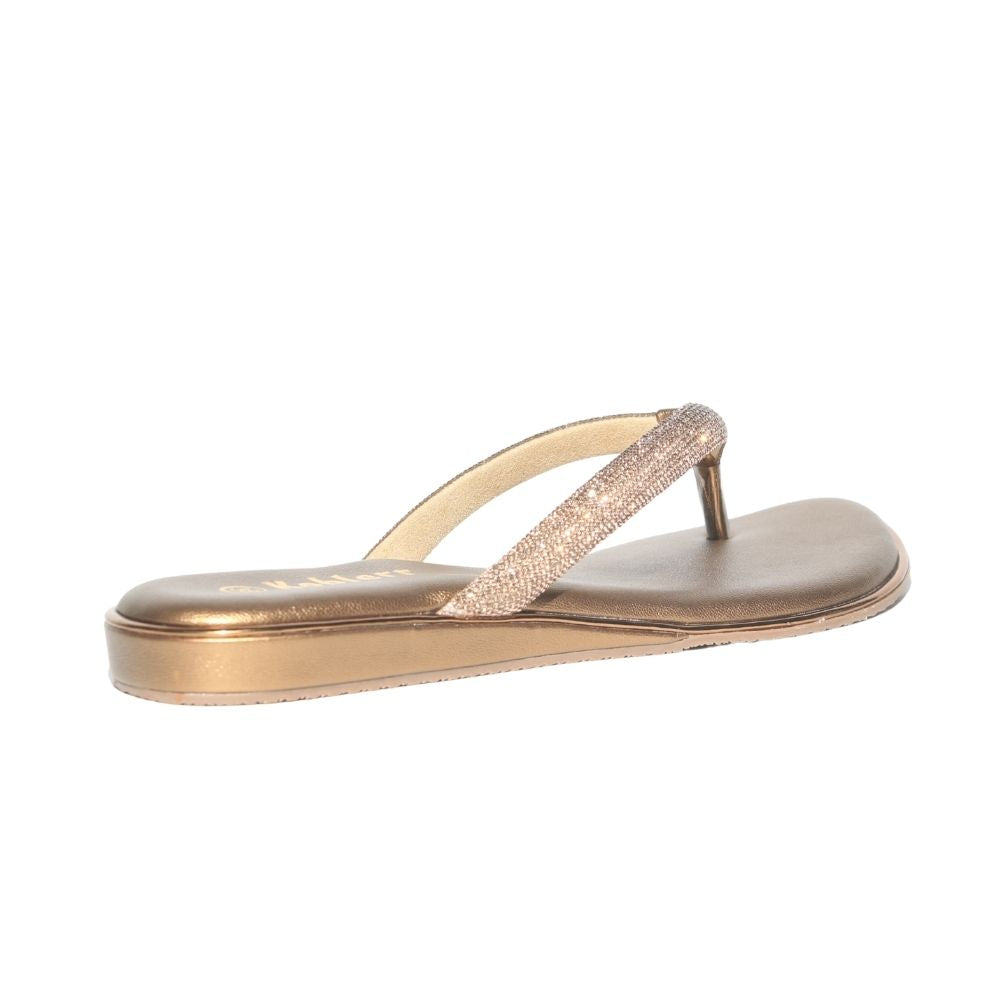 Gold Embellished Flats