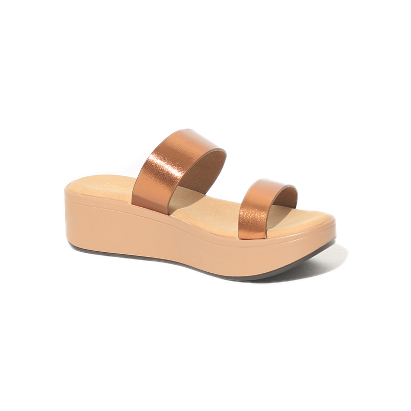 Gold Platform Heel