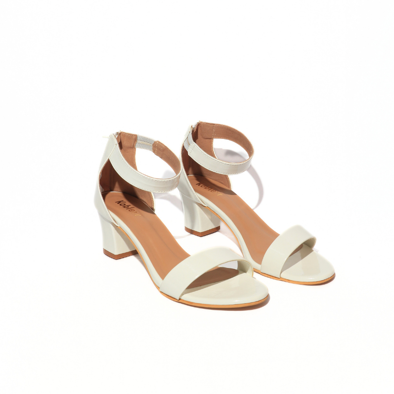 Ankle Strap with Zipper back Heel