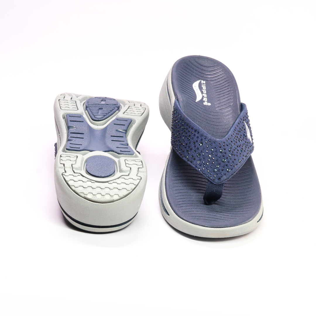 LARA - Women's Navy Slippers