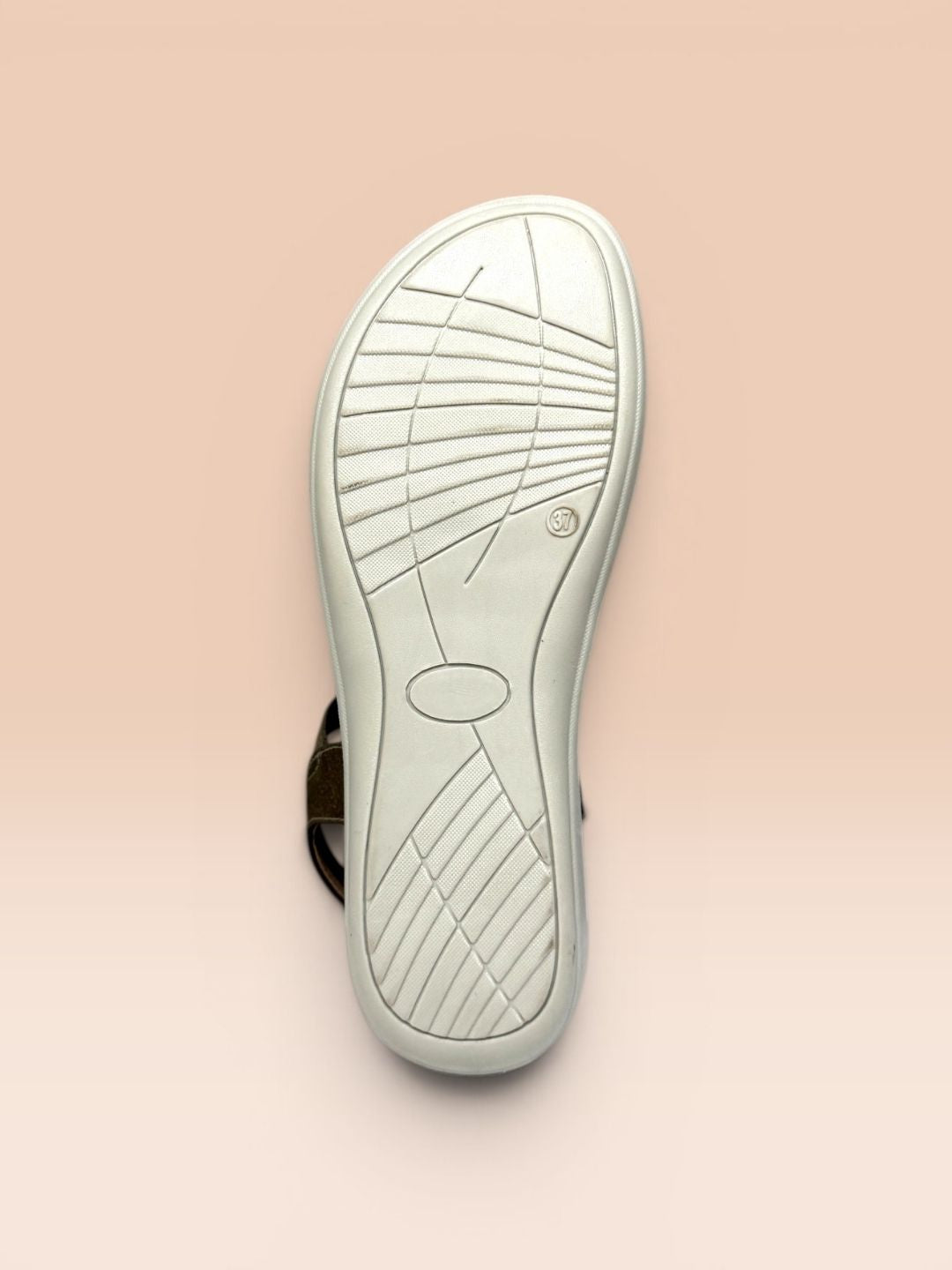 Olive Buckle Comfort Sandals