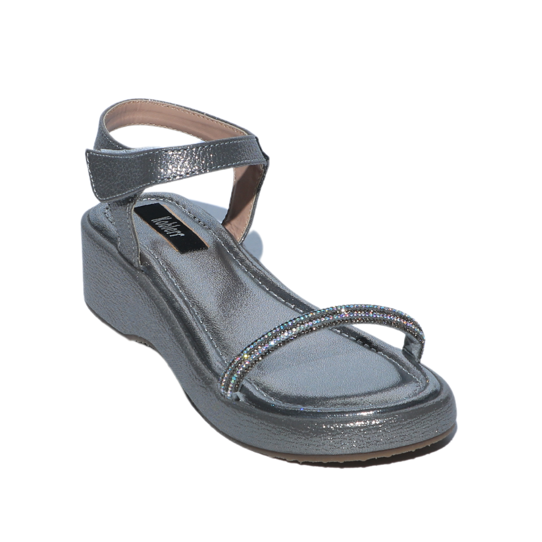 Grey Bling Sandals