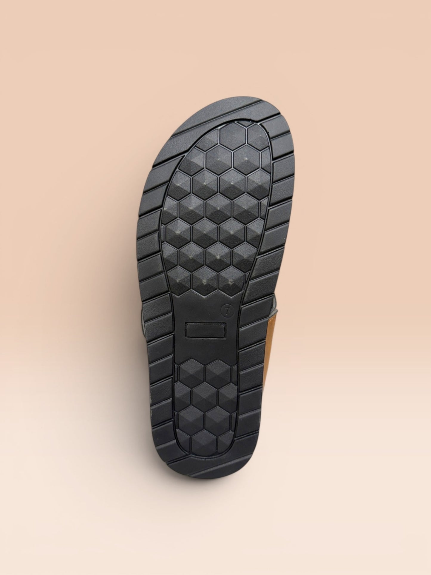 Men T-Strap Buckle Sandals