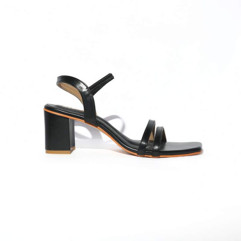 Double Strap Block Heel