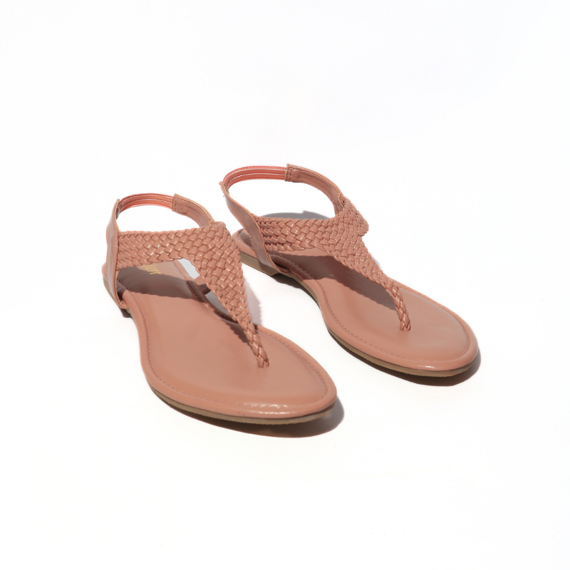 Braided T-Stap Flats