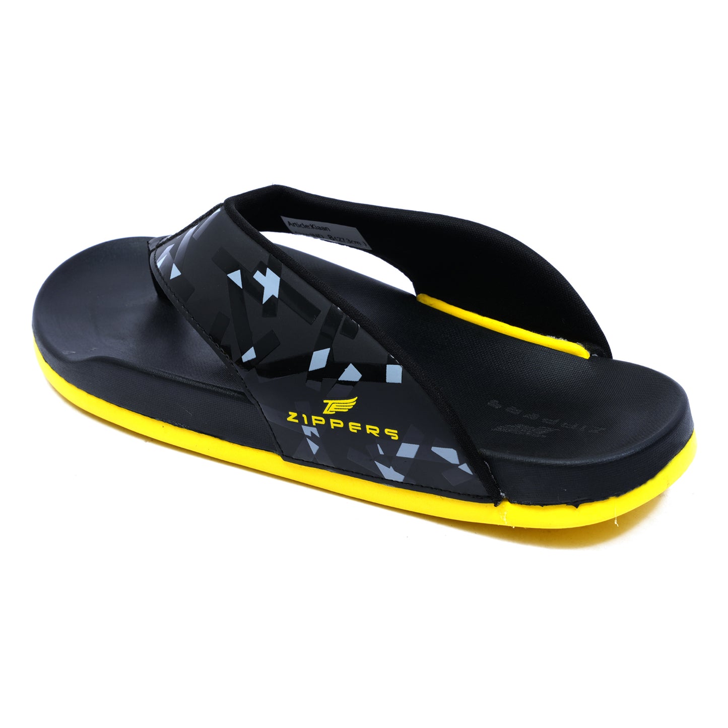 KIAAN - Men's Yellow & Black Slippers