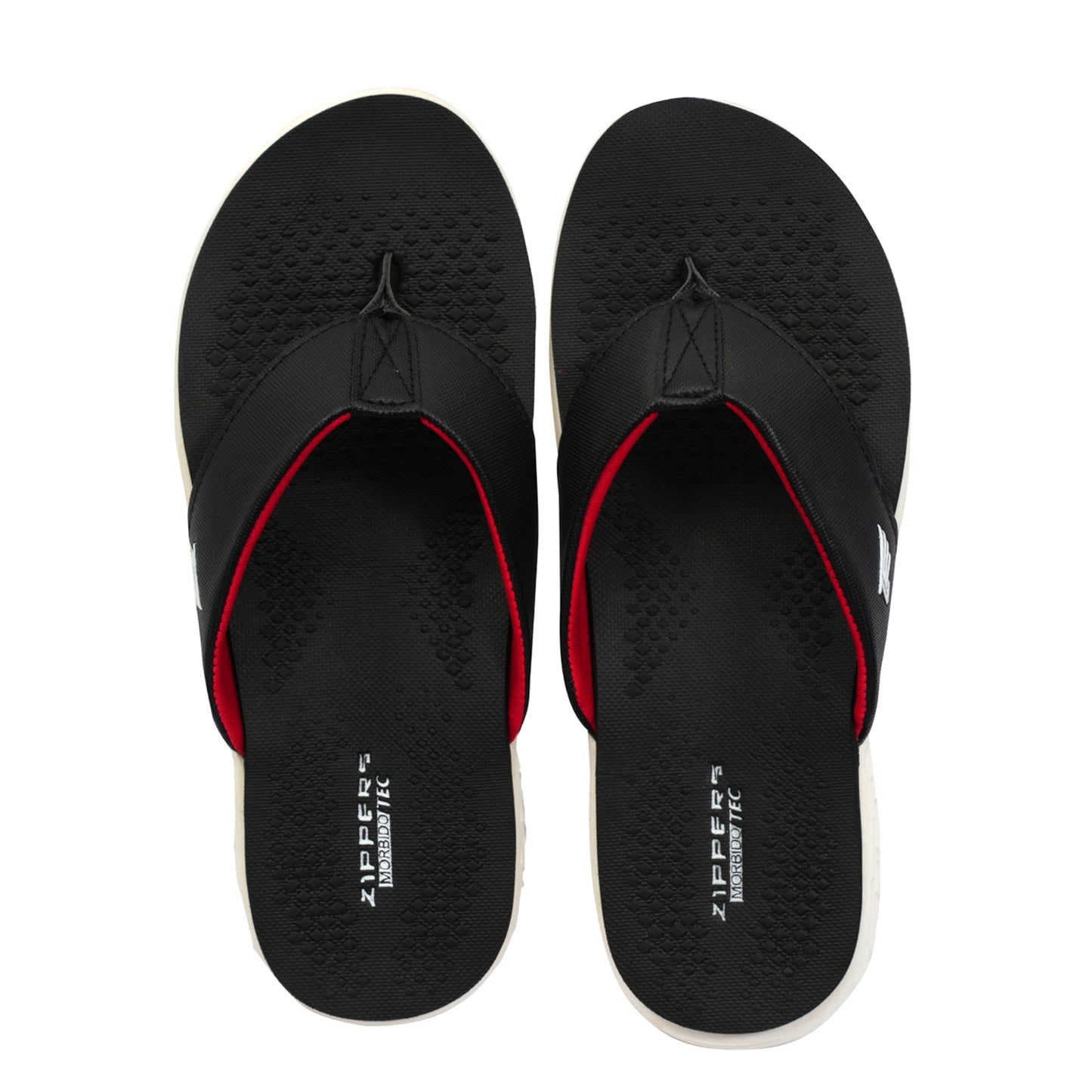 CHECKS - Men's Black Slippers