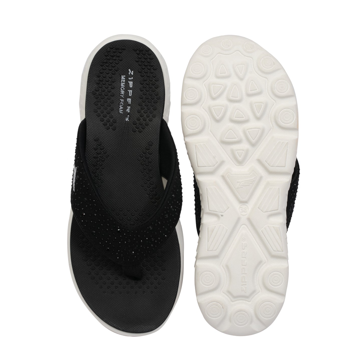 RUBY - Women's Black Slippers