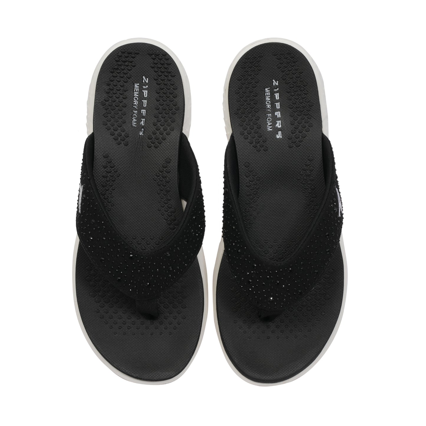 RUBY - Women's Black Slippers