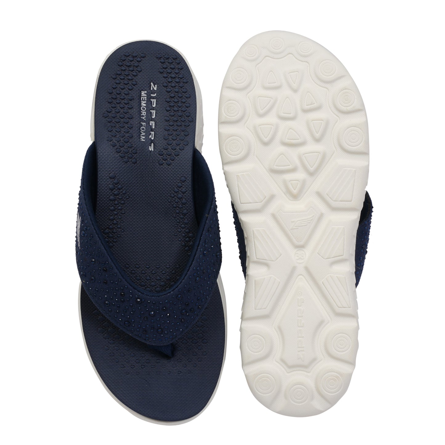 RUBY - Women's Navy Slippers