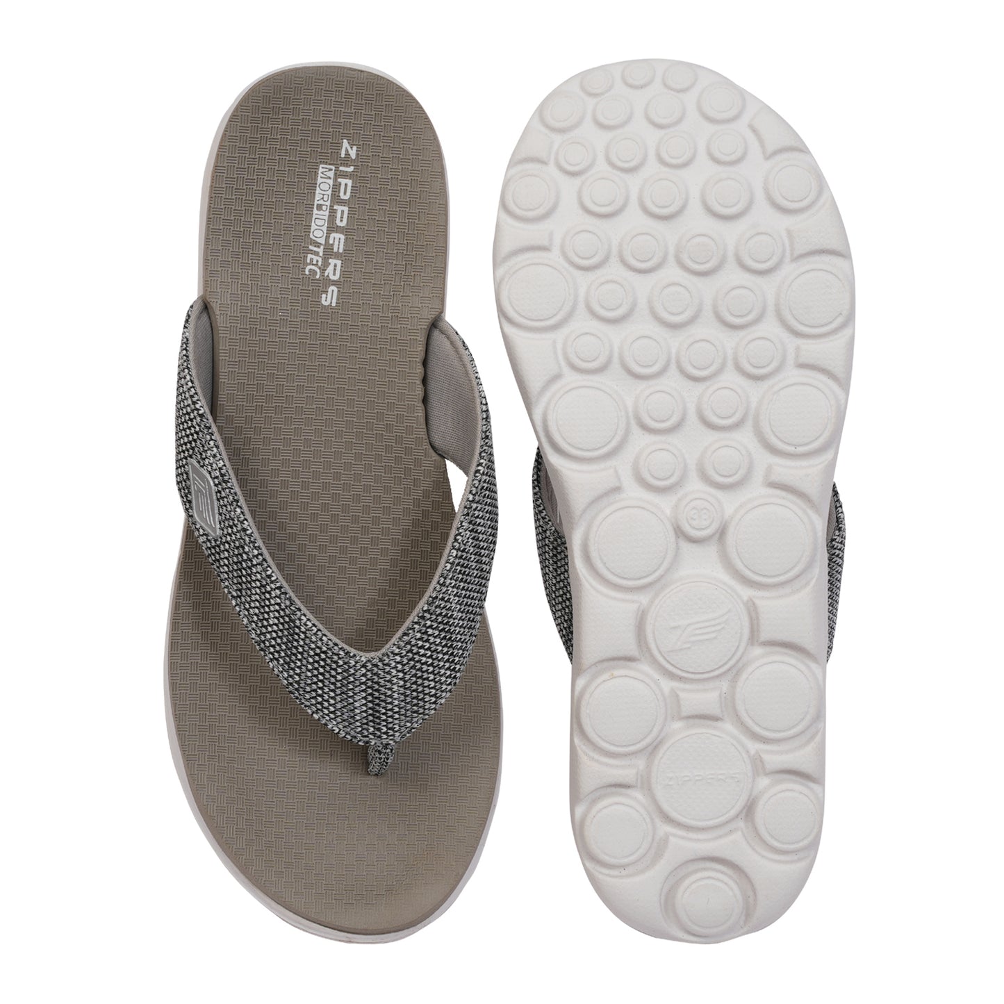 MAGGIE - Women's Grey Slippers