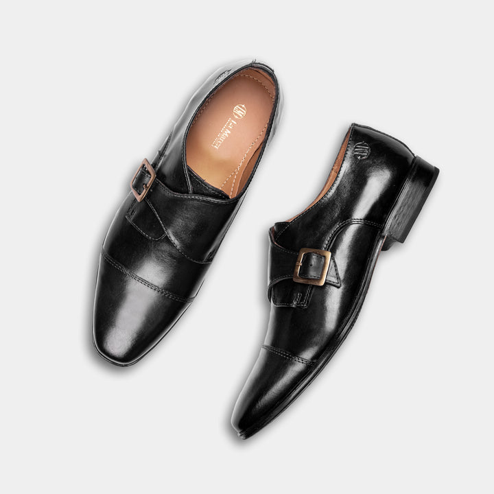 BRUT - Single Monk Strap in Black